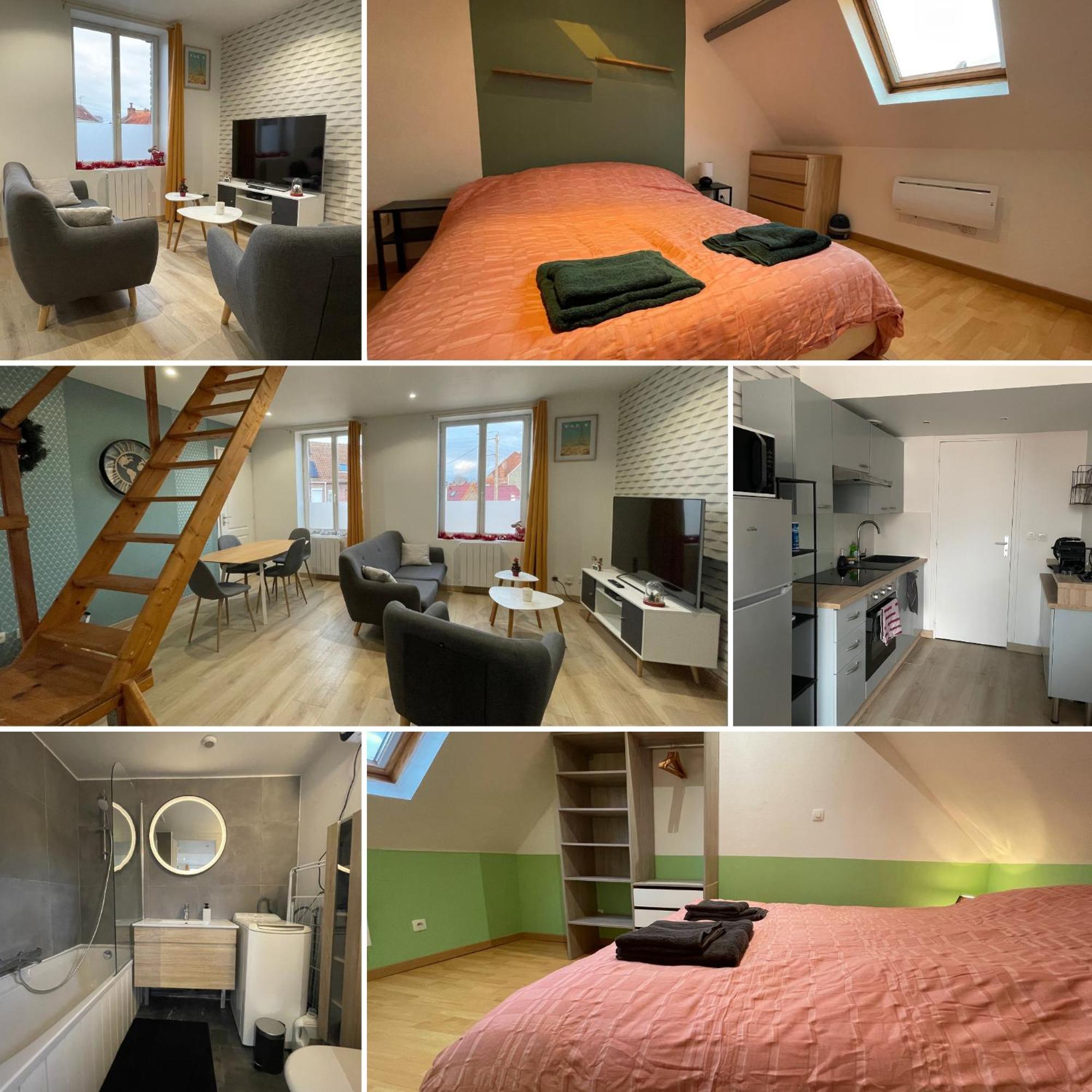 Gite Le Duplex - 5Min De La Gare Vers Lille-Lens-Arras Phalempin Luaran gambar