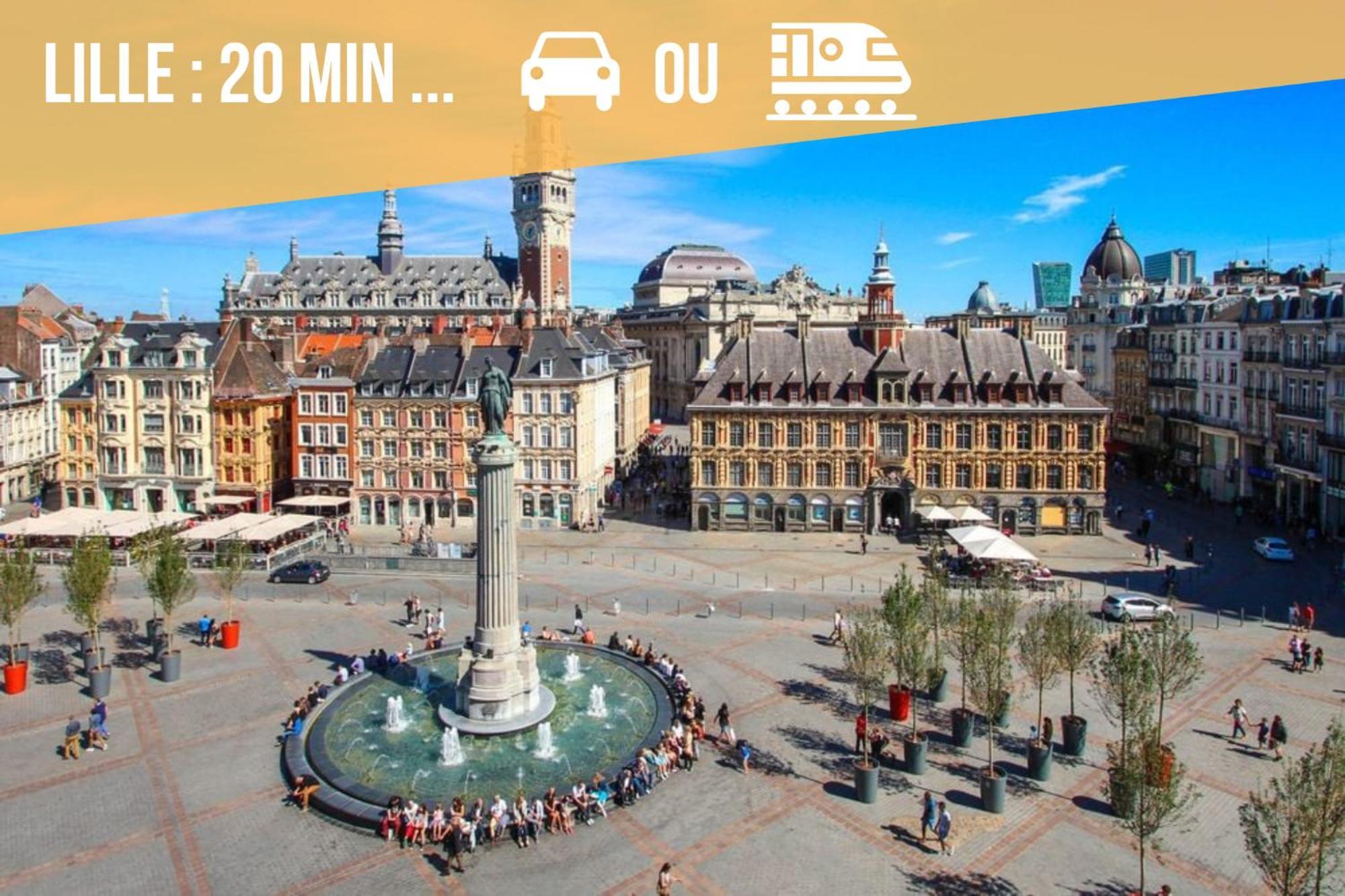Gite Le Duplex - 5Min De La Gare Vers Lille-Lens-Arras Phalempin Luaran gambar